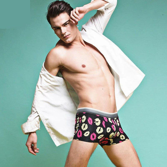 Ropa interior de dibujos animados moderna para hombre