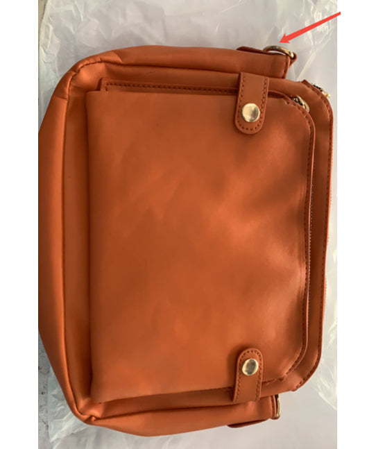 Retro Three-Layer Messenger Bag Travel Bag
