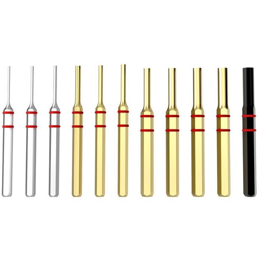 Martillo Accu-Punch™ con punzones de latón y acero