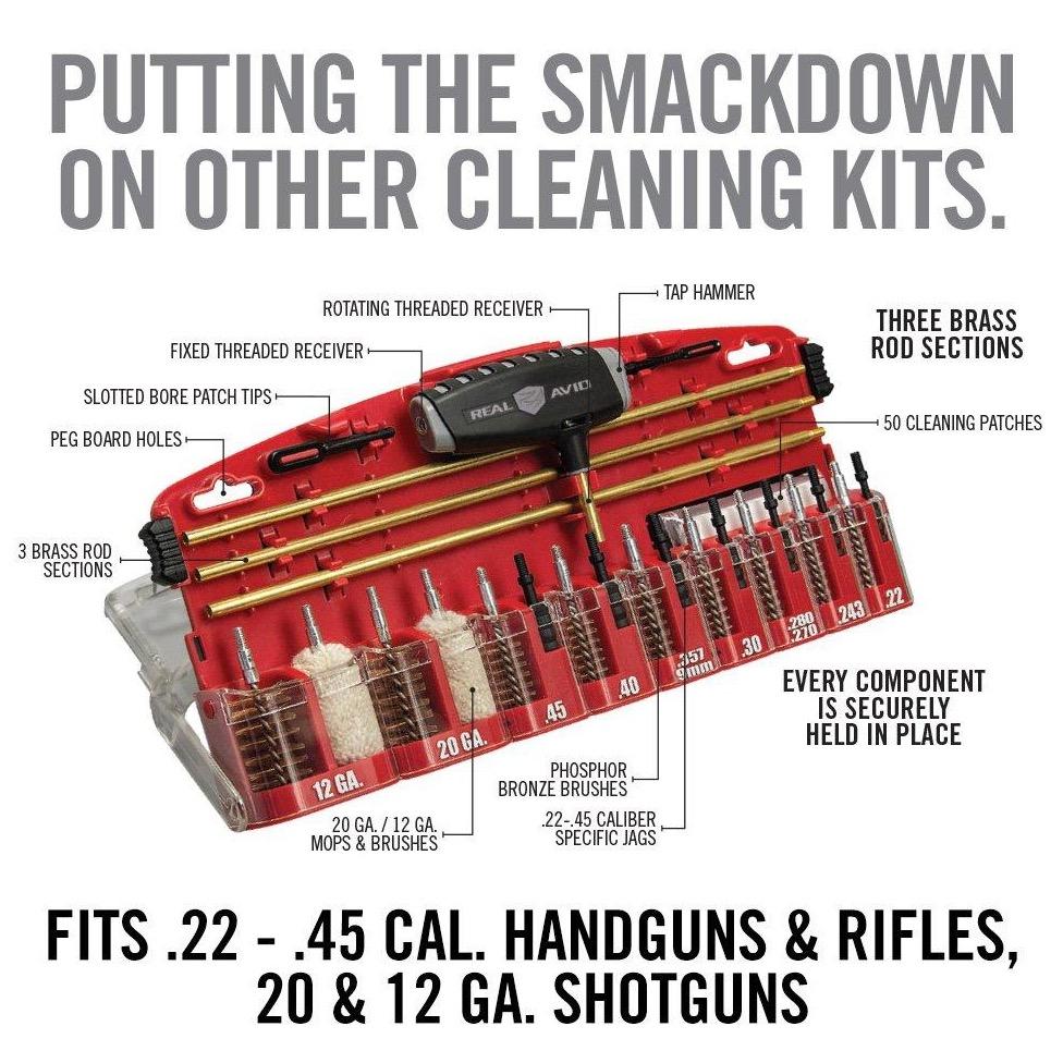 Gun Boss® Pro – Kit de limpieza universal para armas de fuego