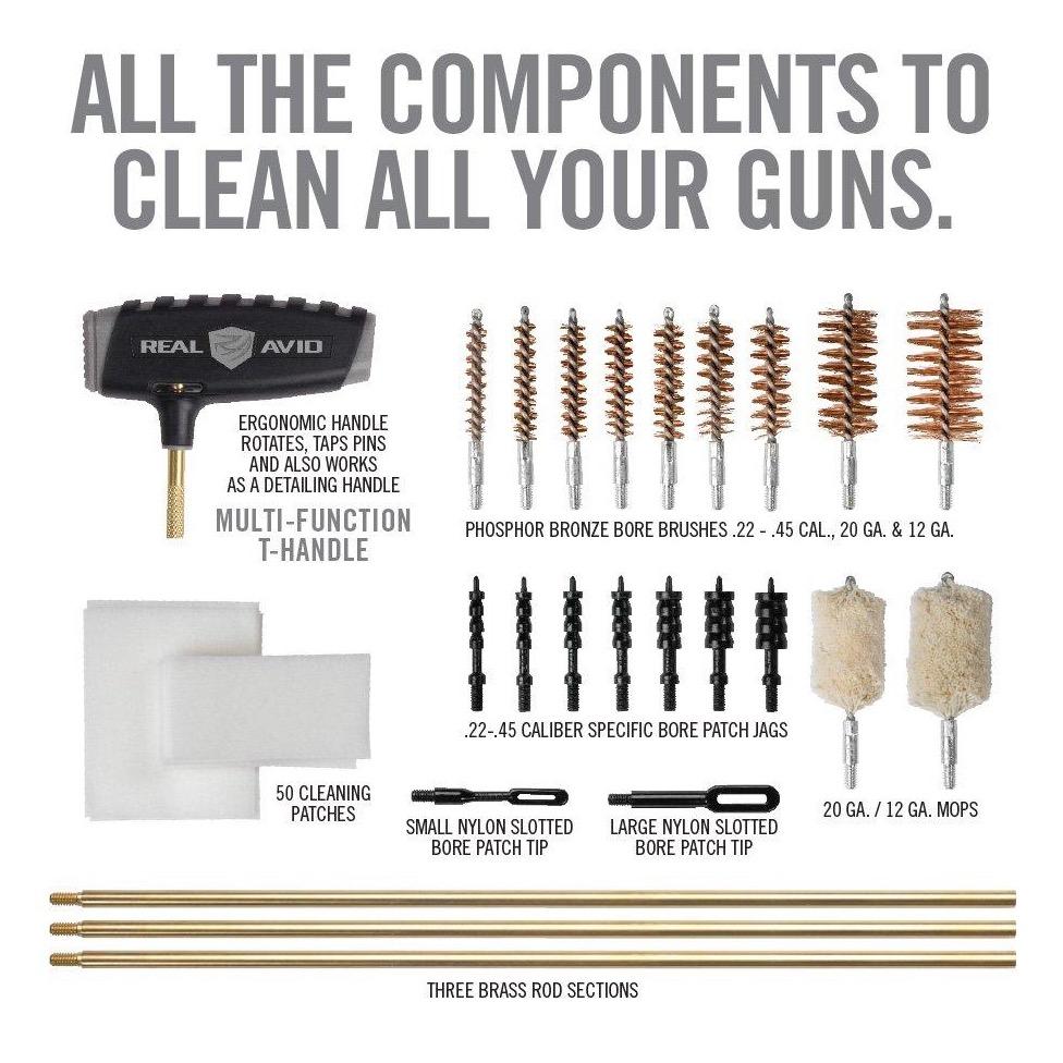 Gun Boss® Pro – Kit de limpieza universal para armas de fuego