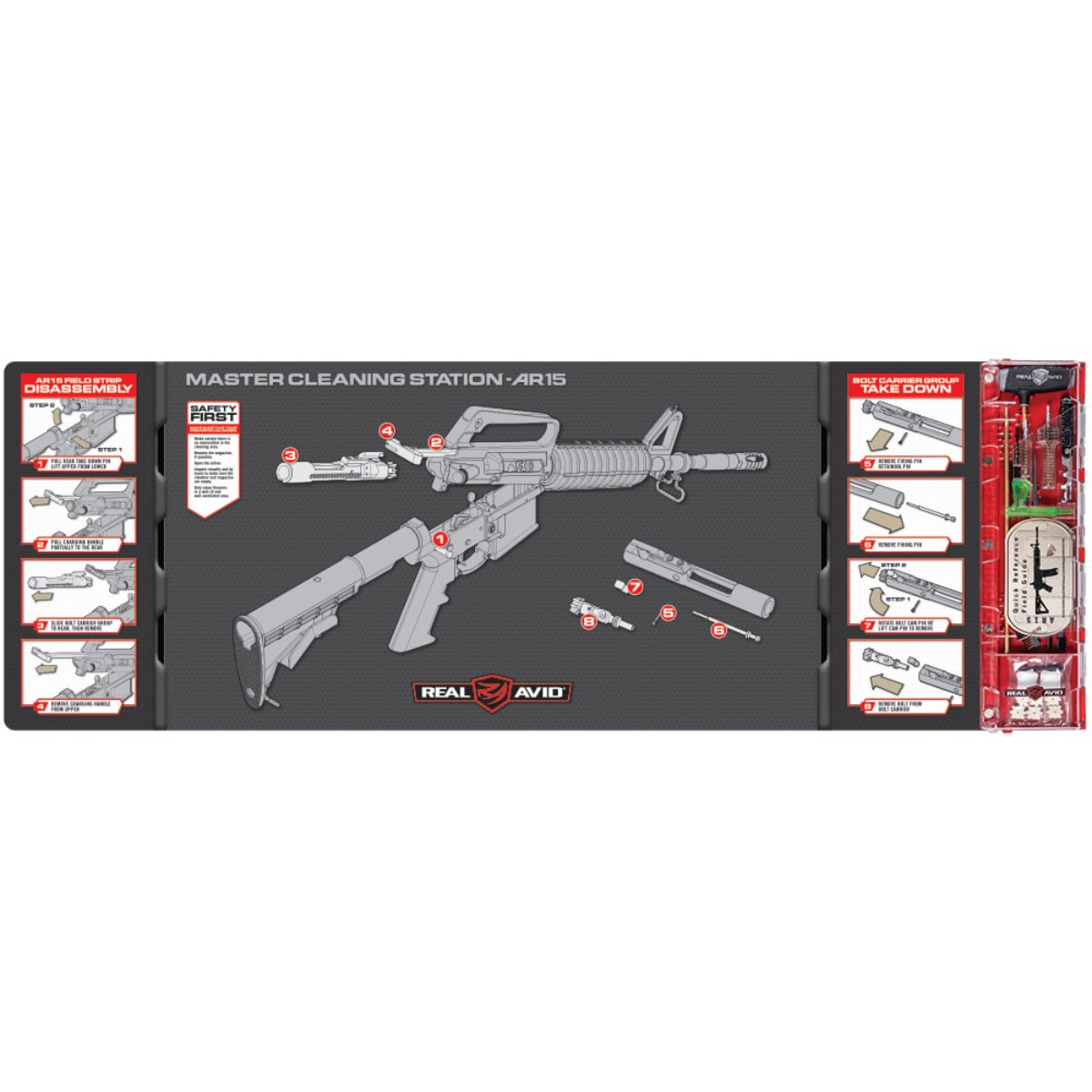Estación de Limpieza Maestra™ – AR15 (Kit de Limpieza)