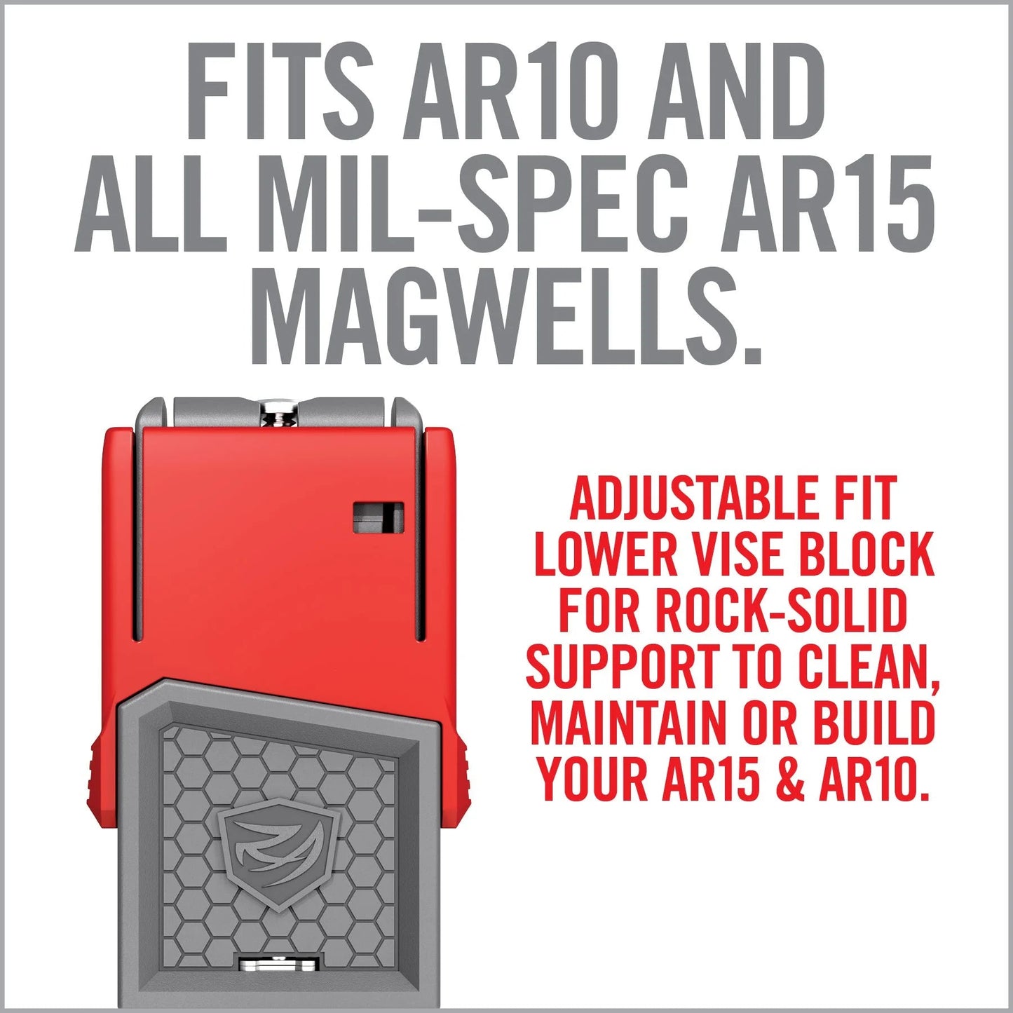 Bloque de mordaza Smart-Fit AR15 con manguito para AR10*