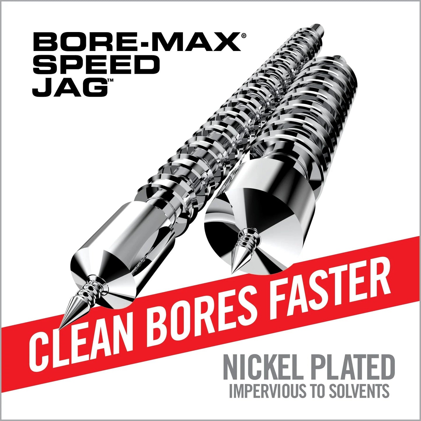 Bore-Max Speed Jags y Parches Paquete Multi-Calibre