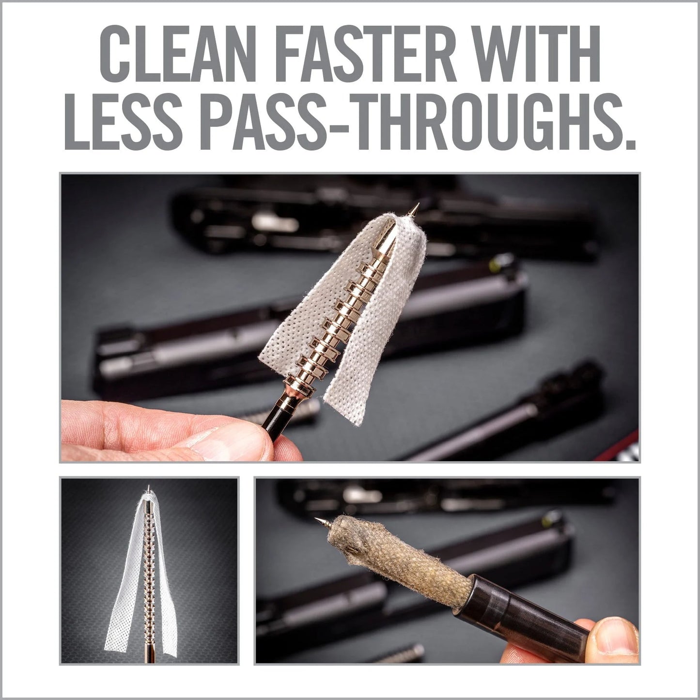 Bore-Max Speed Jags y Parches Paquete Multi-Calibre
