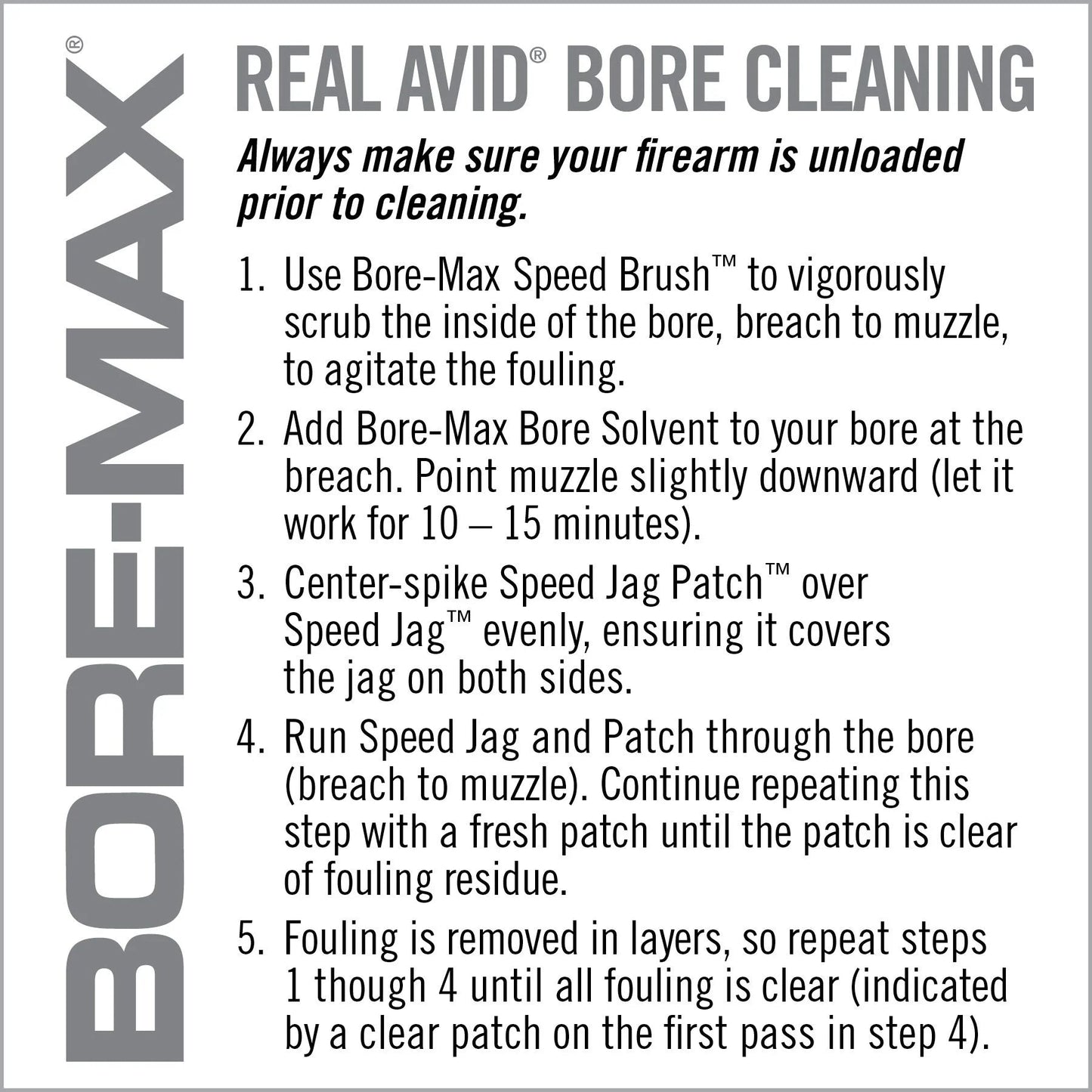 Cepillos Bore-Max Speed Pack Multicalibre