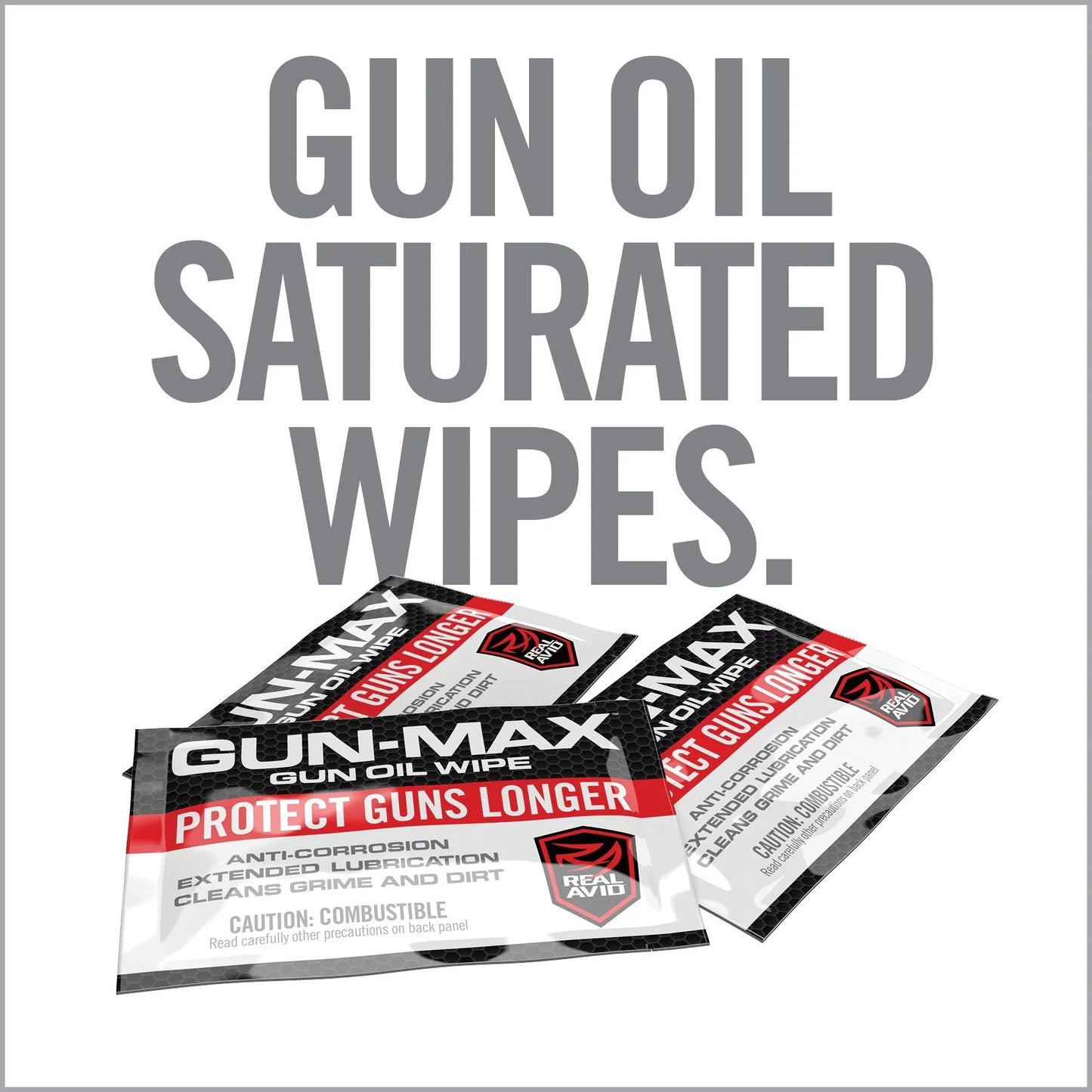 Toallitas de aceite para armas Gun-Max – Paquete de 25