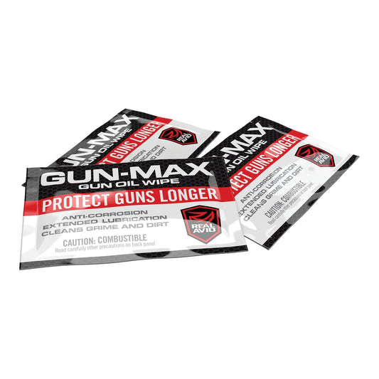 Toallitas de aceite para armas Gun-Max – Paquete de 25