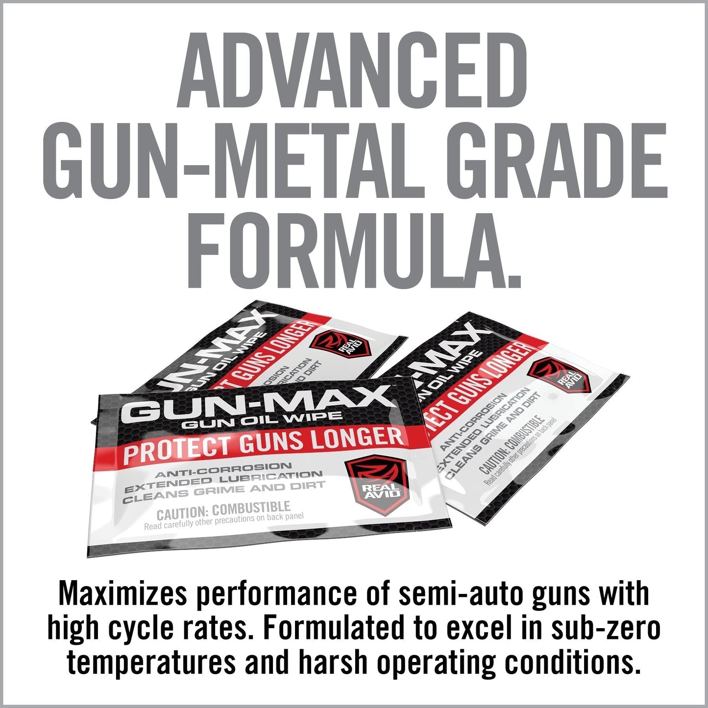 Toallitas de aceite para armas Gun-Max – Paquete de 25