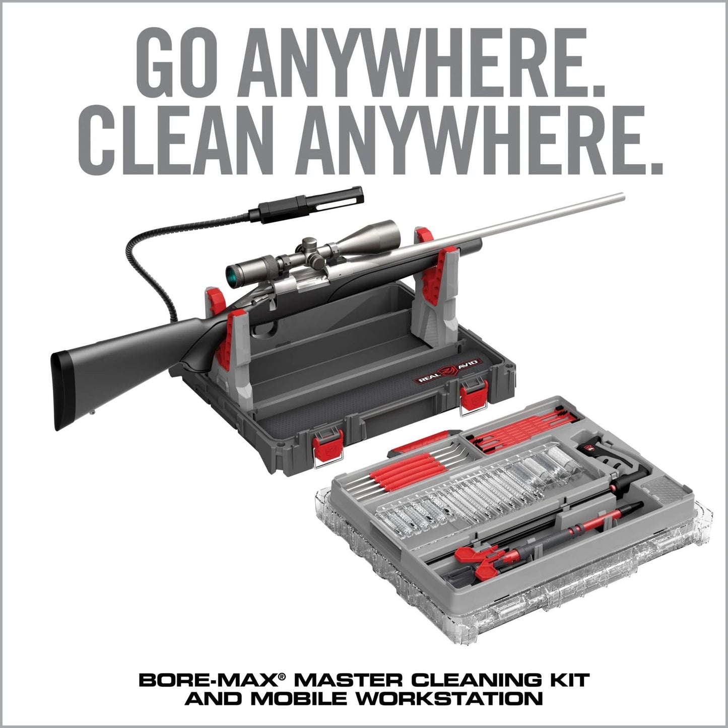 Kit de limpieza Bore-Max Master y estación de trabajo móvil