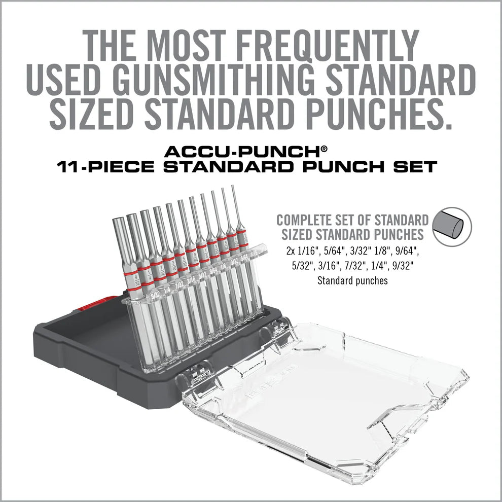 Juego de botadores Accu-Punch de 11 piezas estándar