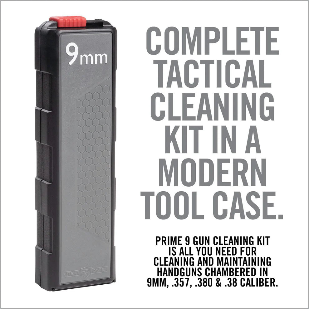 Kit de limpieza de pistola Prime-9 de 9 mm