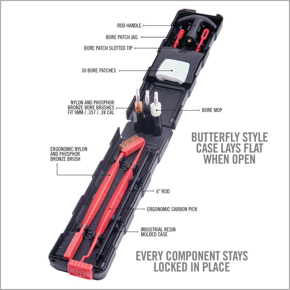 Kit de limpieza de pistola Prime-9 de 9 mm
