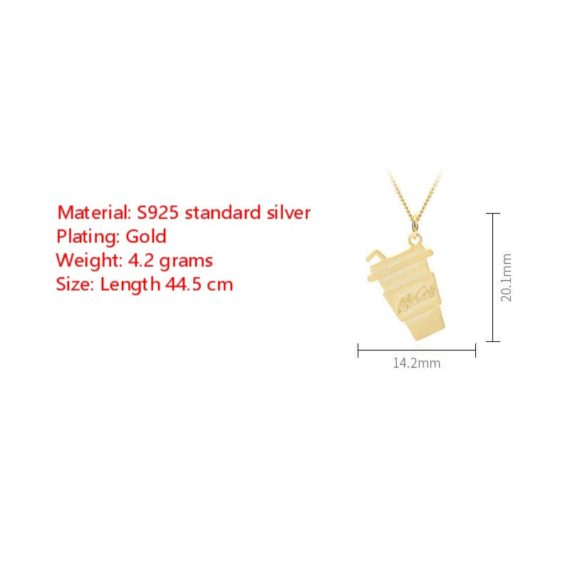 S925 sterling silver clavicle chain