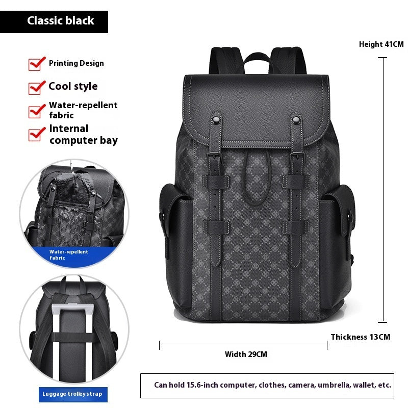 Men's Casual Business Travel Backpack