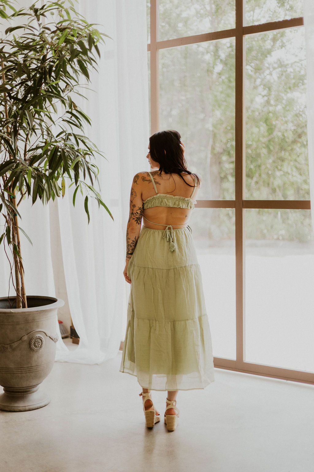 Sage's Boho Maxi Dress