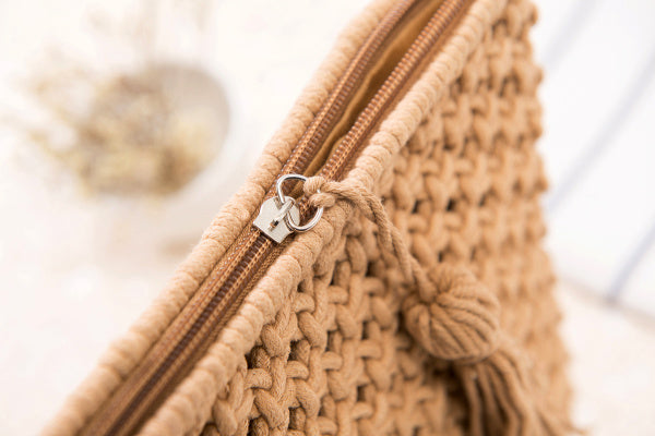 Bolso cruzado de macramé Giana