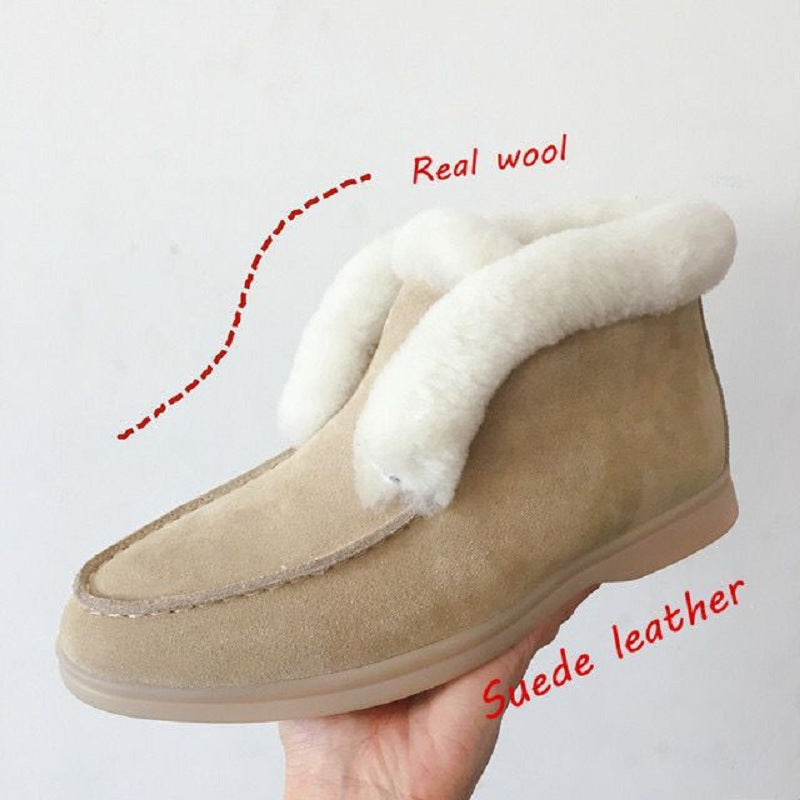European And American Warm Casual Short Boots