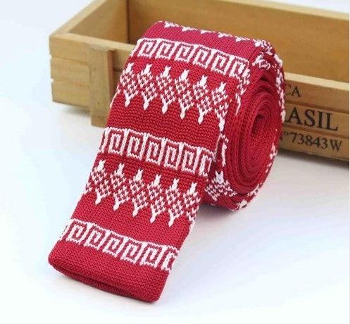 Men's Knitted Leisure Striped Ties