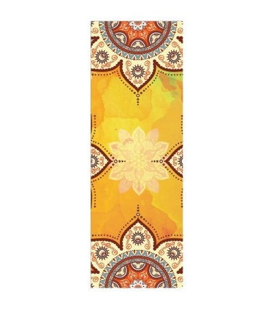 Beautiful Pattern Print New Yoga Towel Sweat Anti-skid Portable Gym Blanket Exercise Yoga Mat Towel Pilates Towel Yoga Mat Cover
