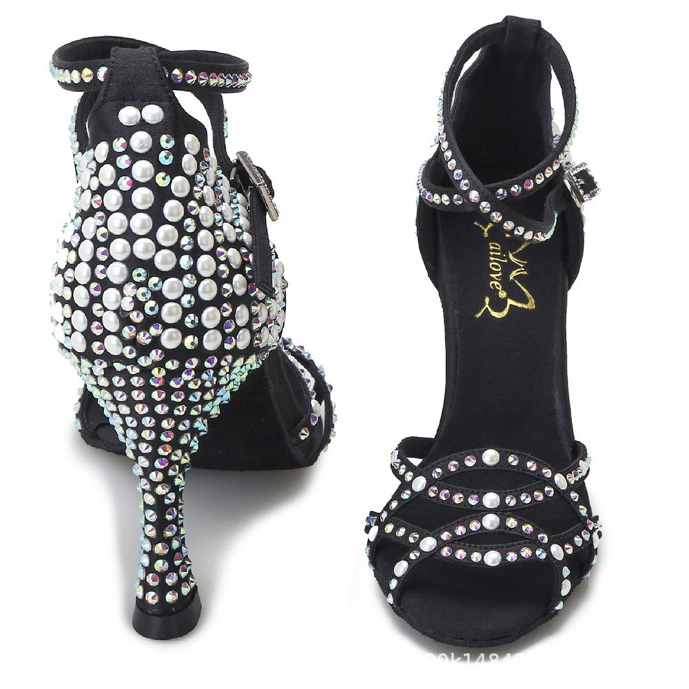 Women's Latin Dance High-Heel Adult Dance Shoes