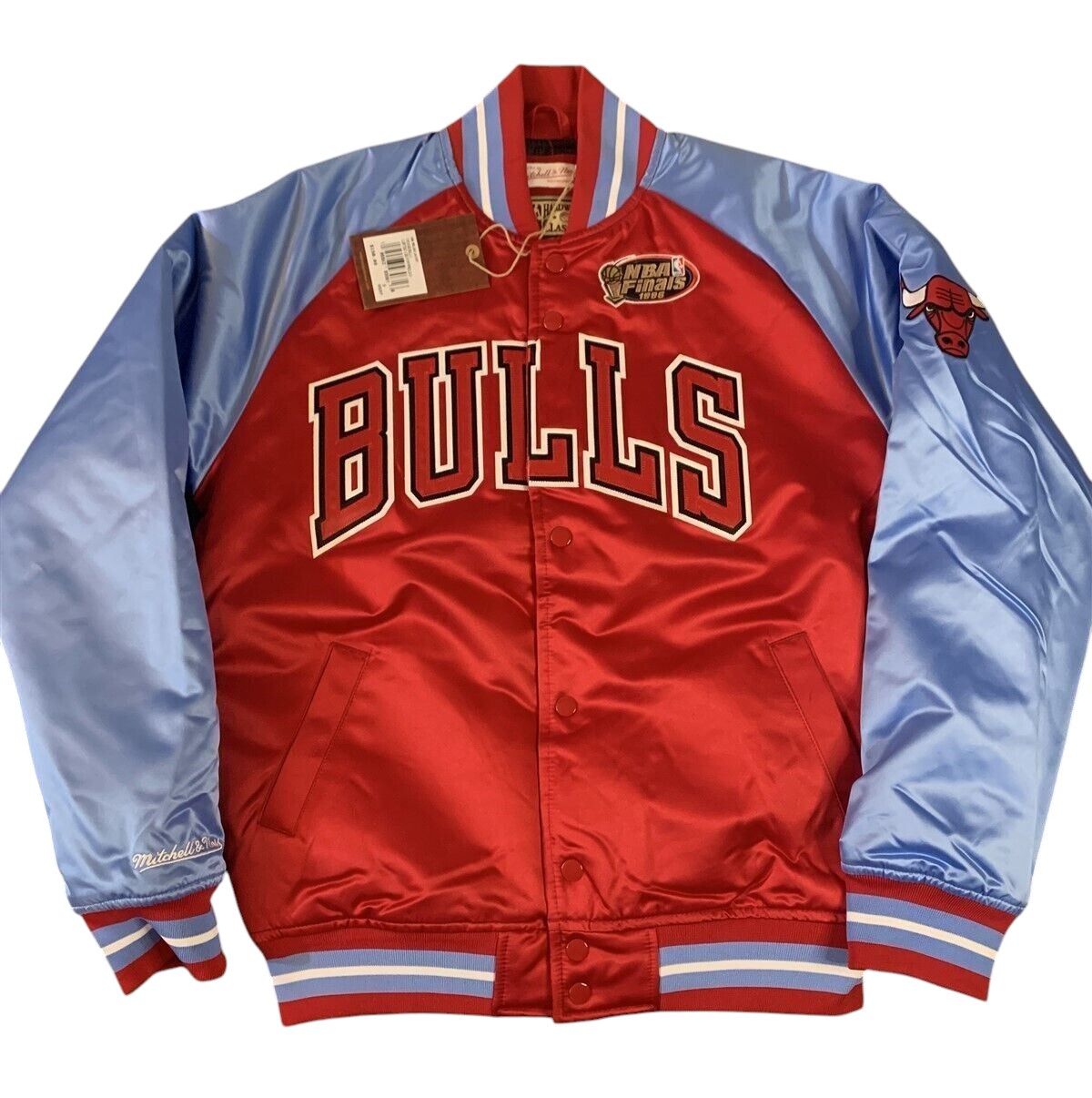 BULLS Finals Mitchell & Ness Special Script Heavyweight Jacket S L XL 2XL