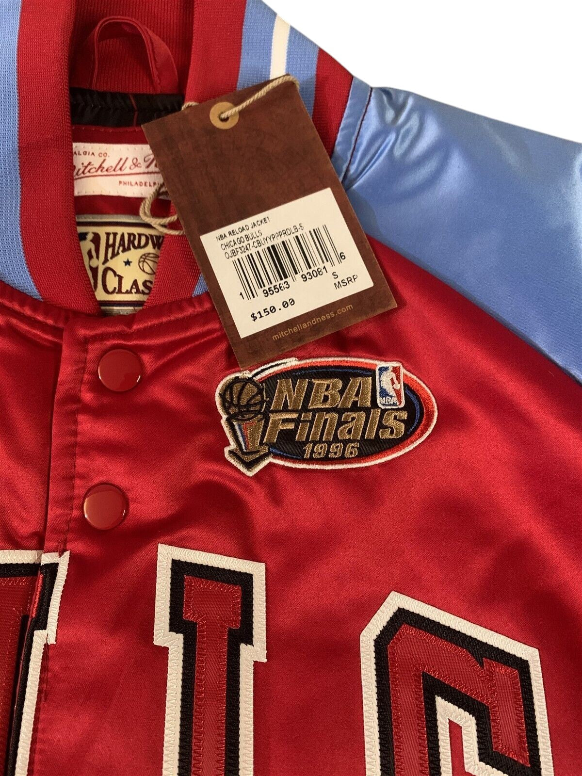 BULLS Finals Mitchell & Ness Special Script Heavyweight Jacket S L XL 2XL