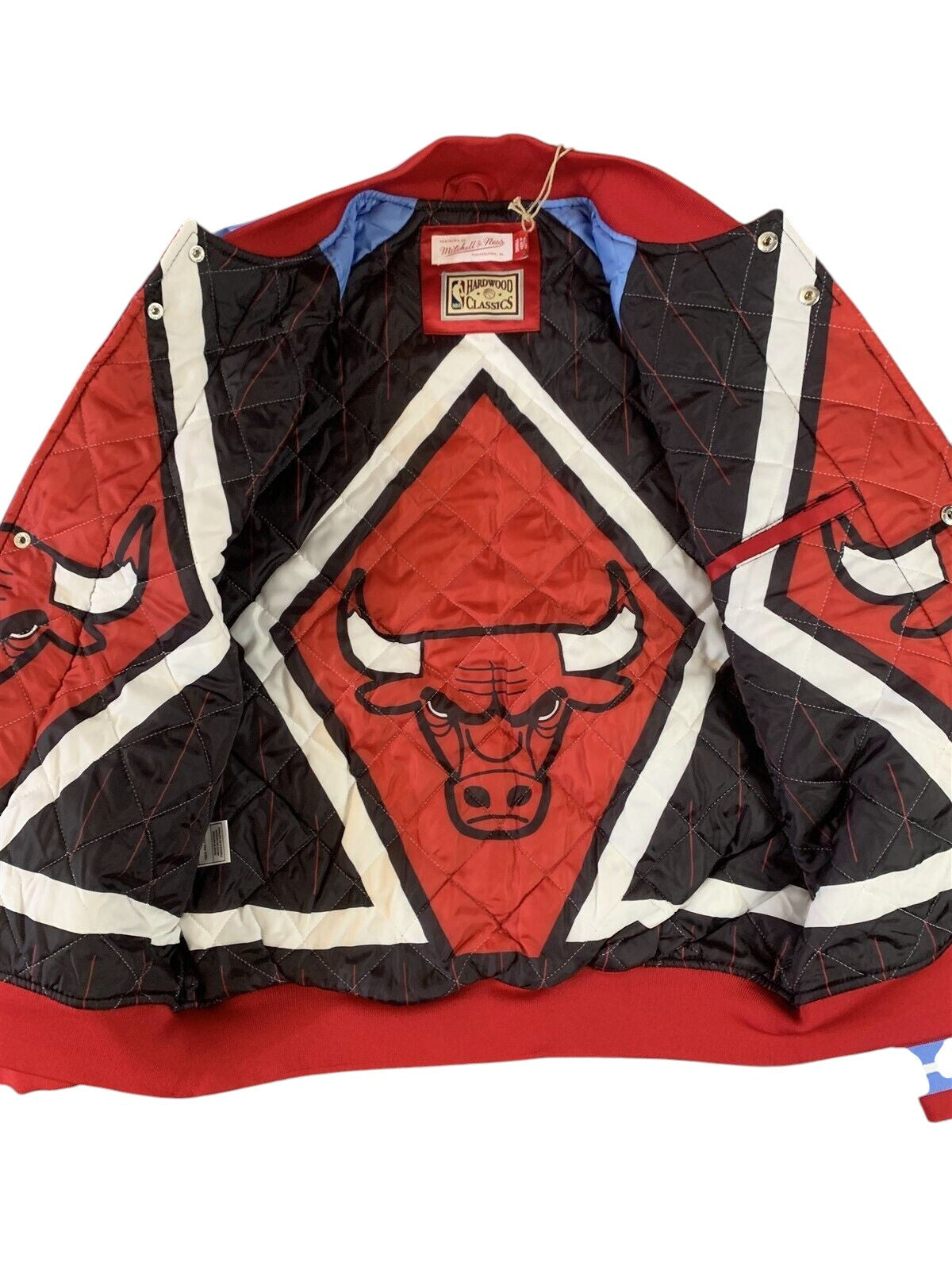BULLS Finals Mitchell & Ness Special Script Heavyweight Jacket S L XL 2XL