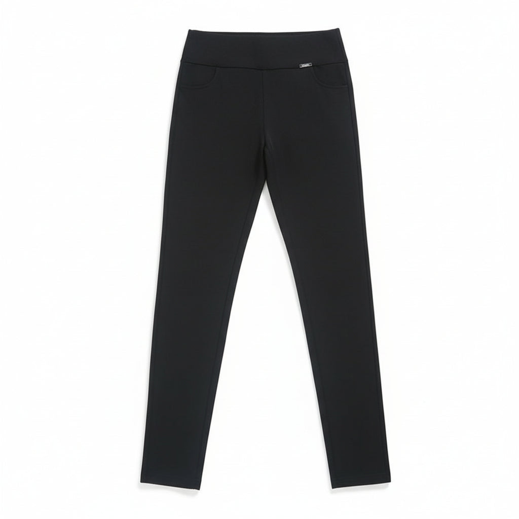 Leggings acolchados de terciopelo de talle alto para mujer