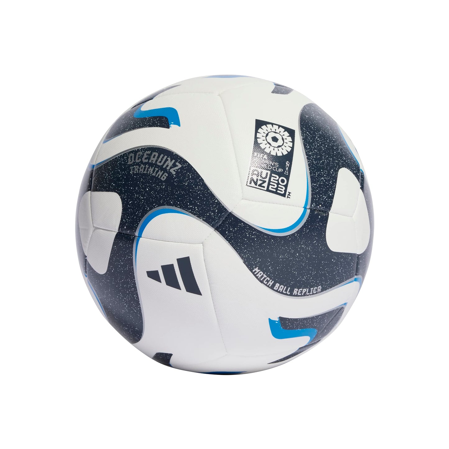 adidas Unisex-Adult Womens World Cup Training Ball White/Collegiate Navy/Bright Blue/Silver Metallic 3