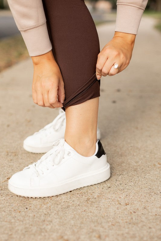 Julia Rose | Belle Brown Mallas de forro polar de cuerpo entero