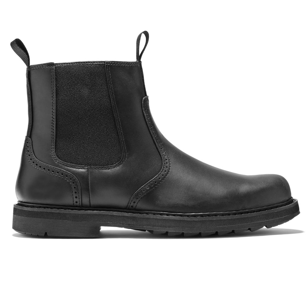 Vegetable Tanned Handmade Frosted High-top Men's Boots