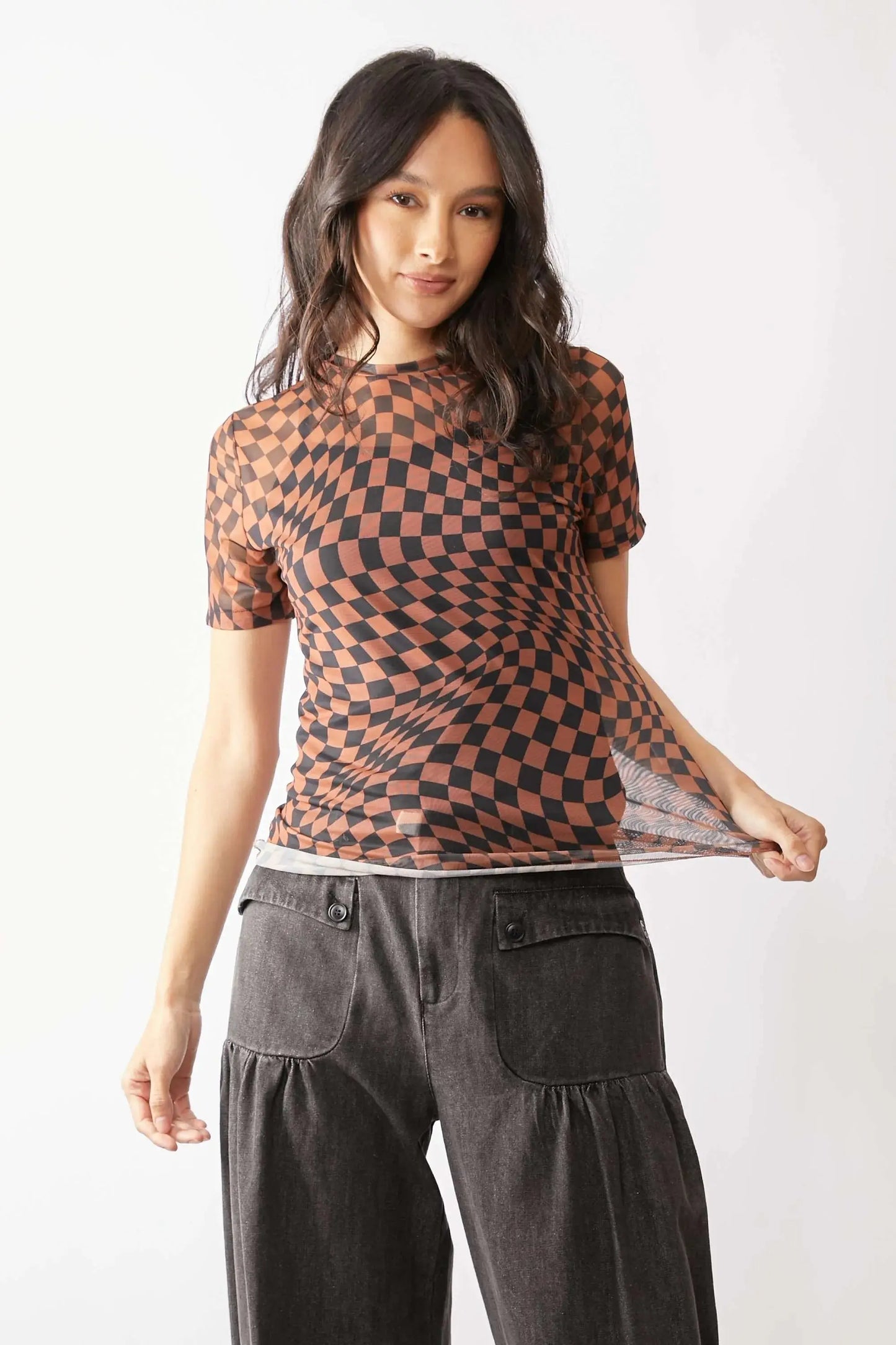Casual Mesh Tee Mesh Top - Lightweight & Breathable - Casual Tee
