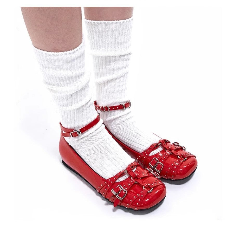 Women's New Genuine Leather Retro Flats