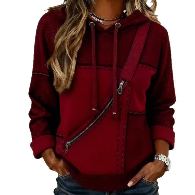 Sudadera con capucha impresa en 3D para mujer - Sudadera de manga larga