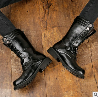 Men's Trend High Military Boots