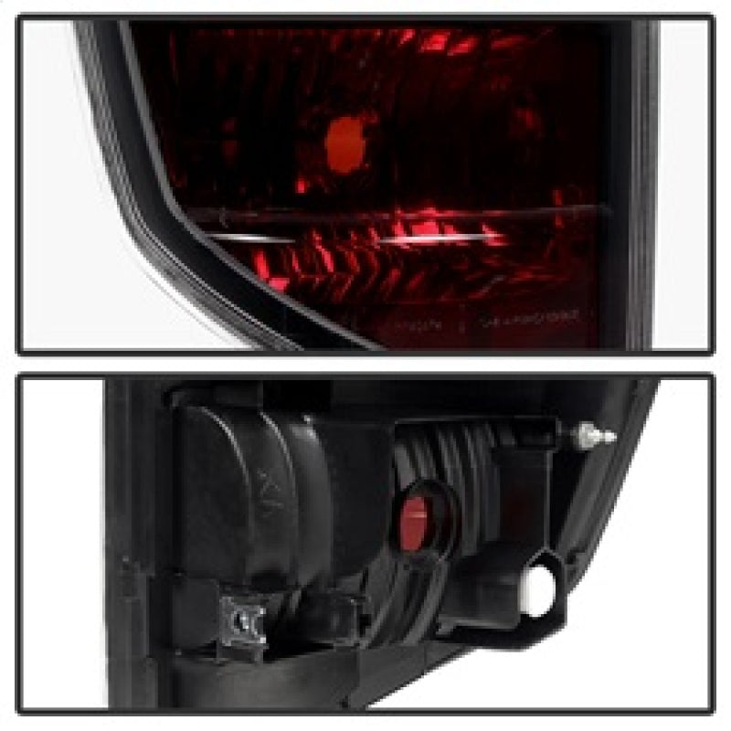 xTune Honda Ridgeline Pickup 06-08 Luces traseras estilo OEM rojo ahumado ALT-JH-HRID06-OE-RSM