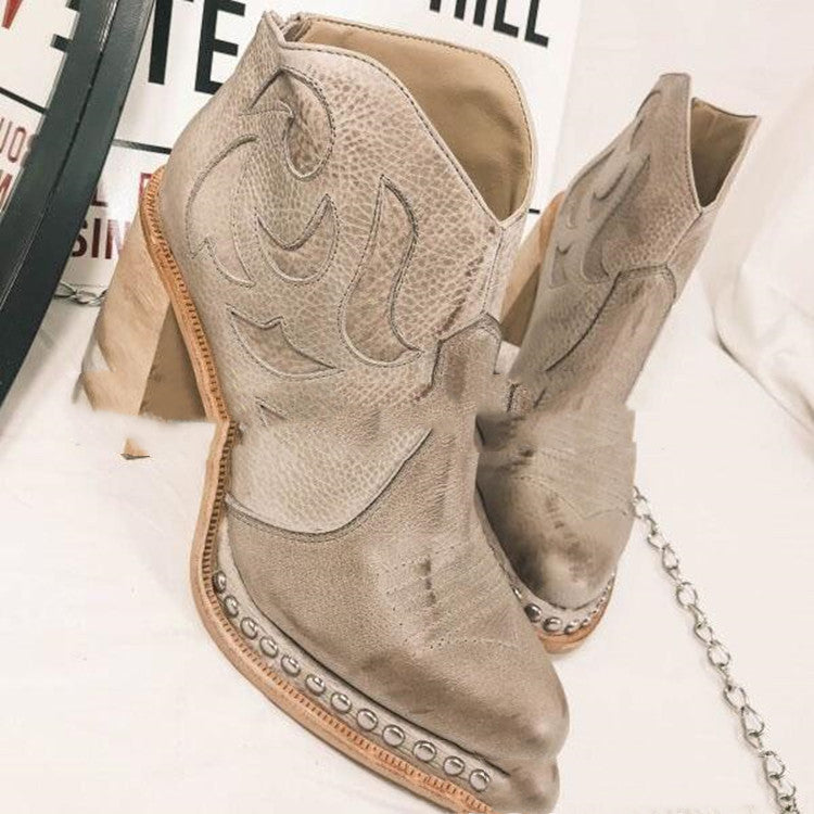 Women's Block Heel Boots