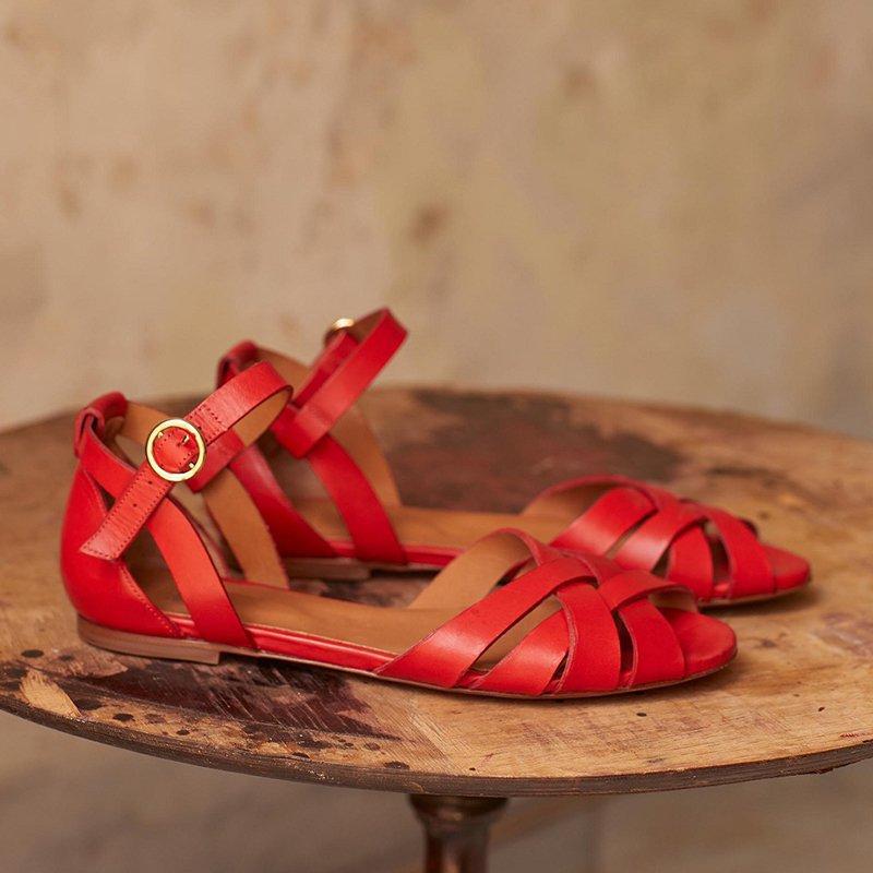 Flat Fish Mouth Cutout Loafers