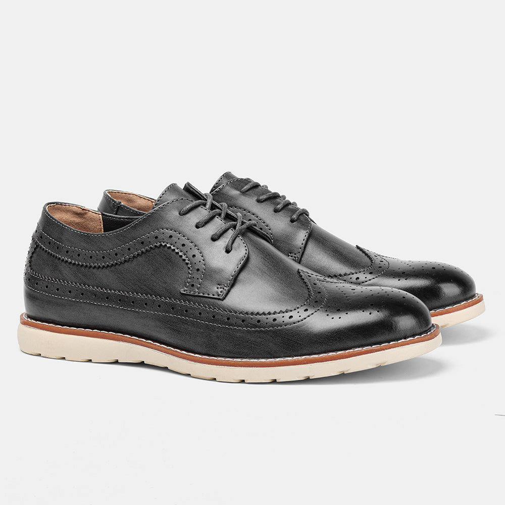 Men's Ultra-light Brogue Casual Sneakers