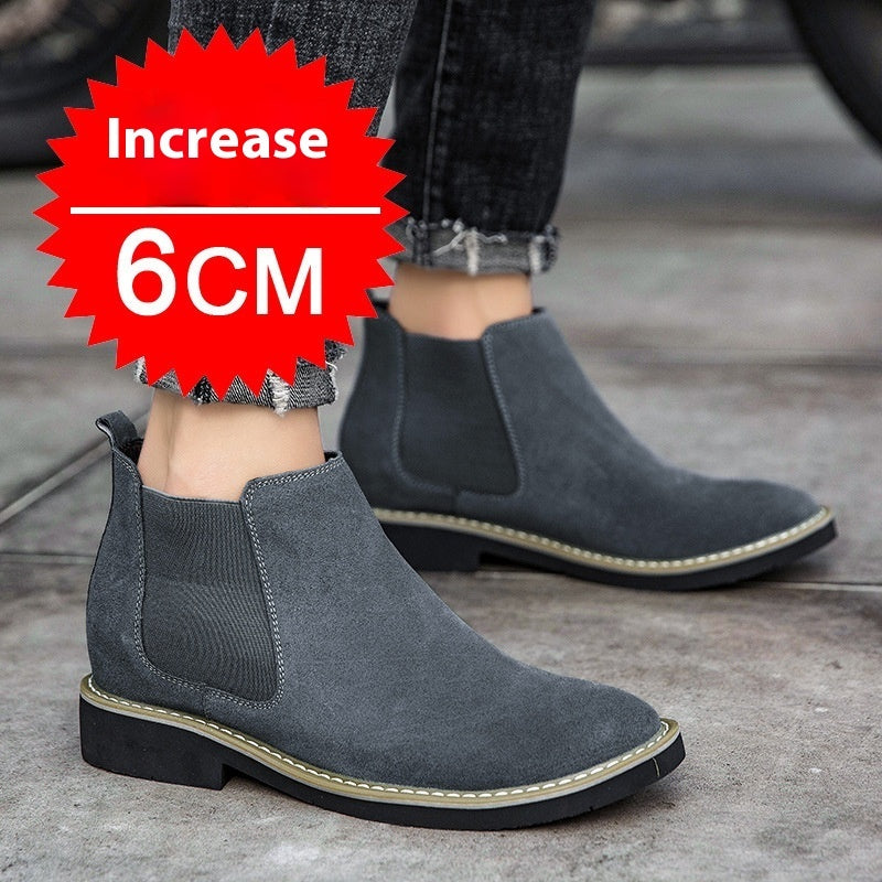 Invisibly Heightened Casual Suede Wedges
