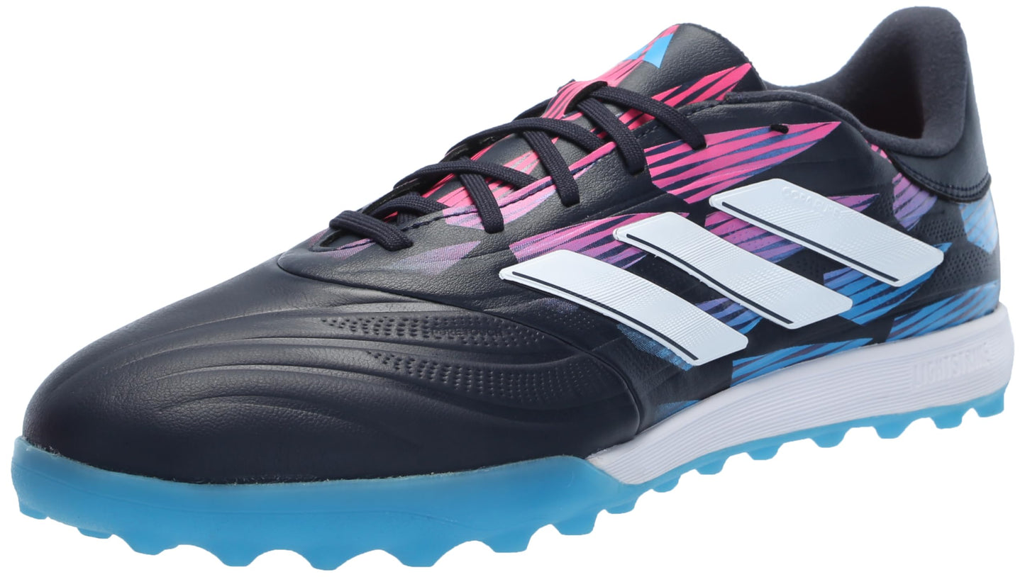adidas Unisex Copa Pure II League Turf Sneaker Ink/White/Solar Pink 10.5 US Men