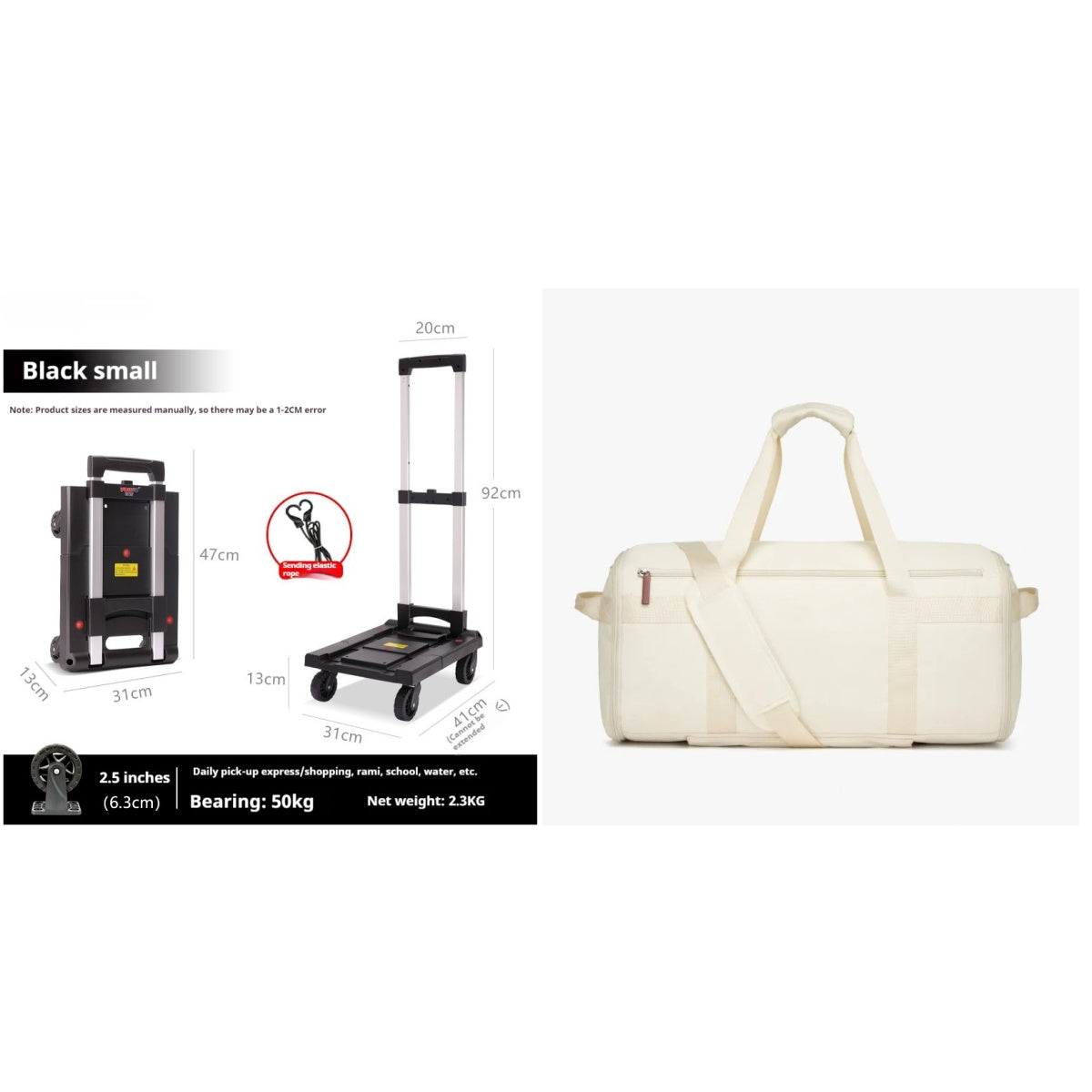 Multifunctional Travel Bag Women's Simple Large Capacity Sport Fitness Bag