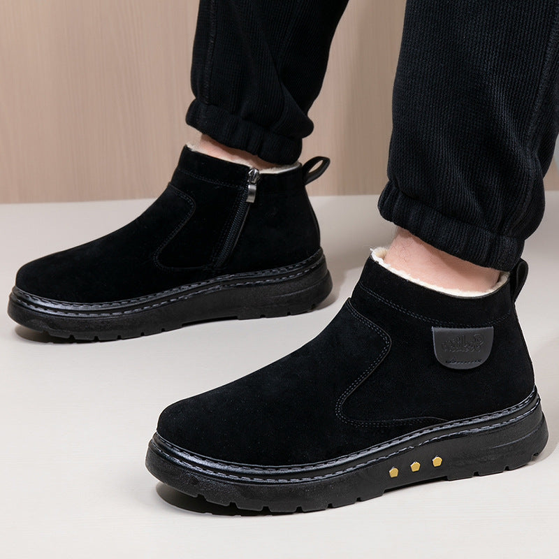 Warm Sheep Wool Lined Boots