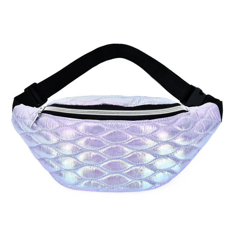 Laser embossed fashion messenger bag See size chart under “more details”