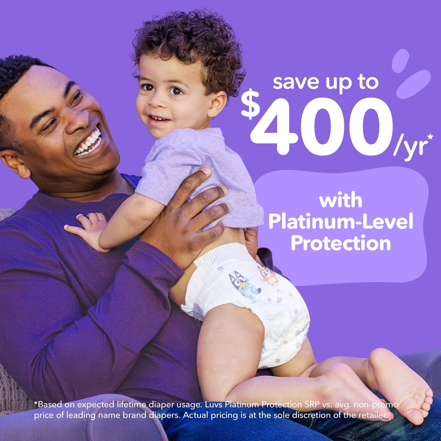 Luvs Platinum Protection Baby Diapers Size 4, 28 Count