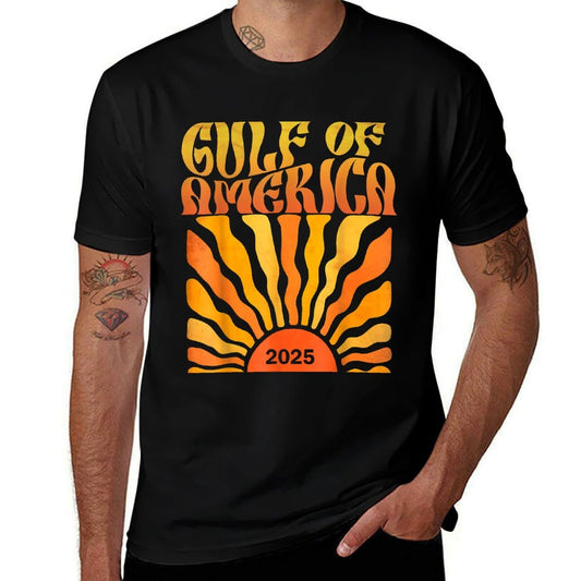 Camiseta de tela "Gulf Of US America 2025 American Gifts Retro Vintage Summer-ready"