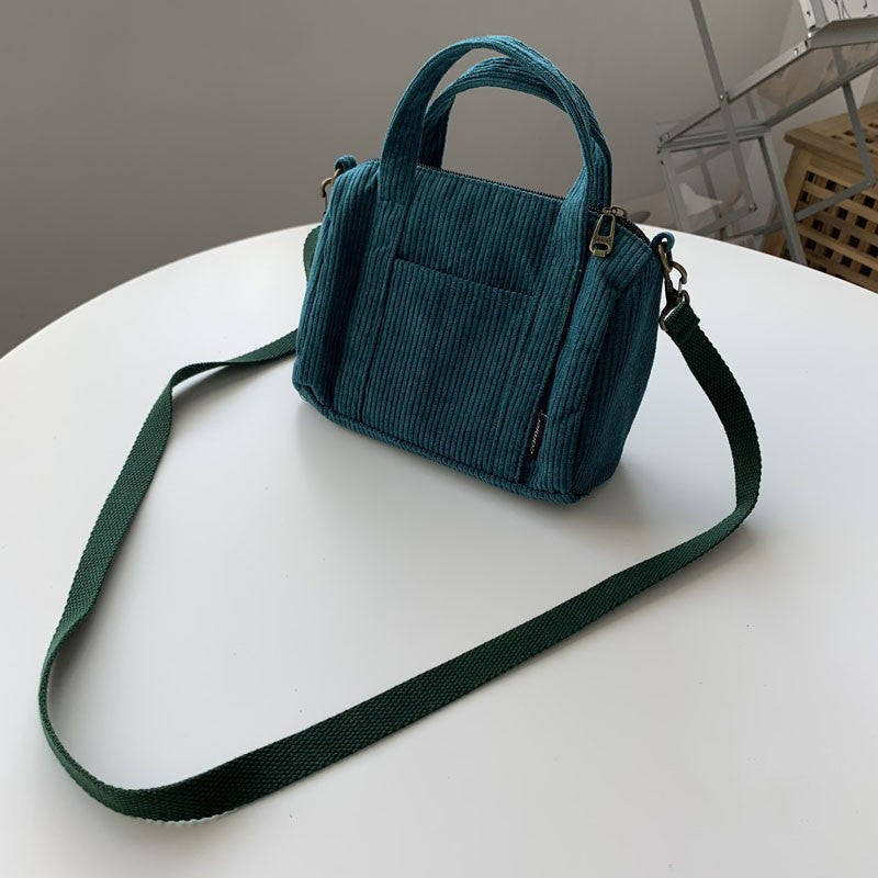 Mini Corduroy Travel Bag