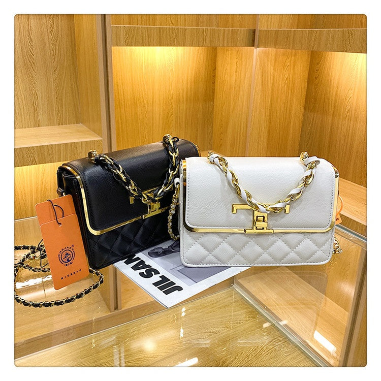 Diamond Chain Handbag Travel Bag