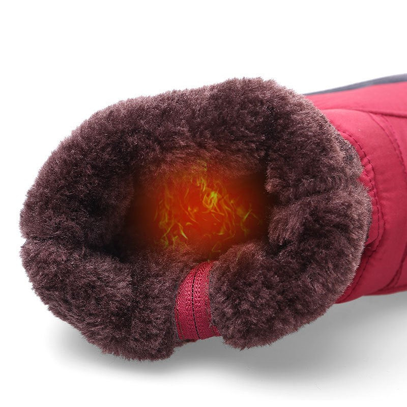 Women's Flat-Bottomed Warm Snow Boots